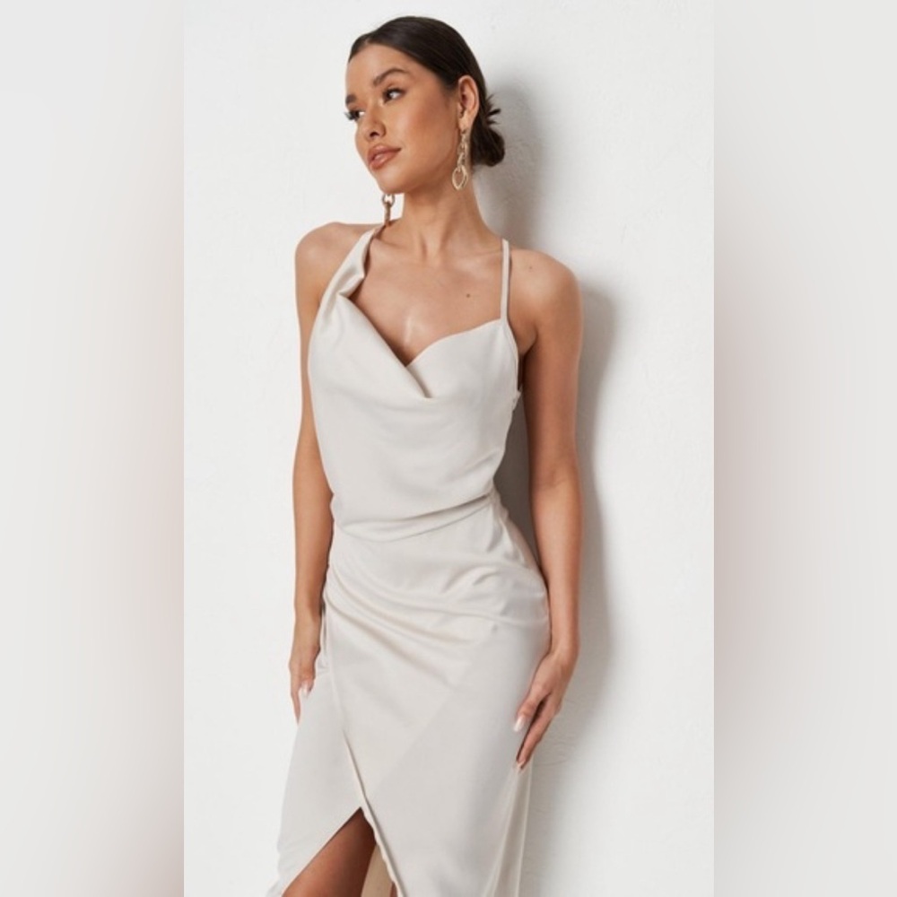 Nwot missguided size 12 satin dress